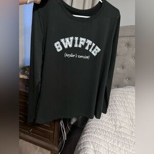 Black Long Sleeve Swiftie Shirt